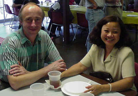 Prof. Oporowski with his wife, Loc