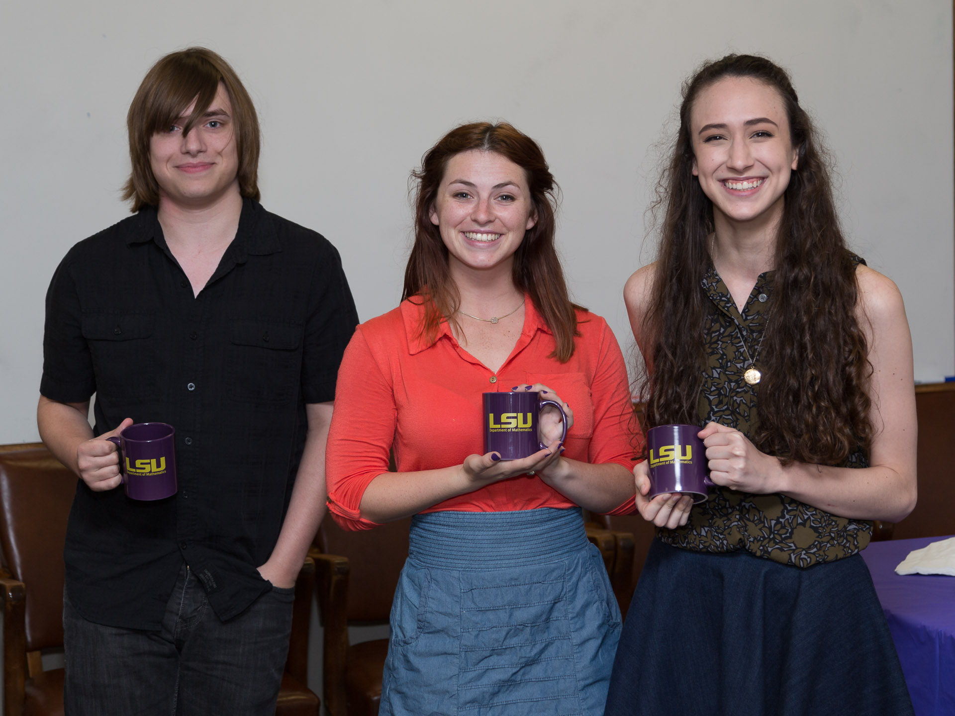 Math Department Award Ceremony Spring 2016: Math Majors heading to Graduate School