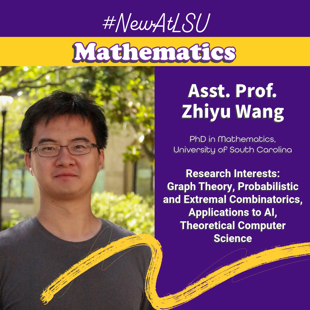 New Faculty: Zhiyu Wang