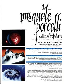 Porcelli Lecture Invitation: Heinz-Otto Peitgen 1989