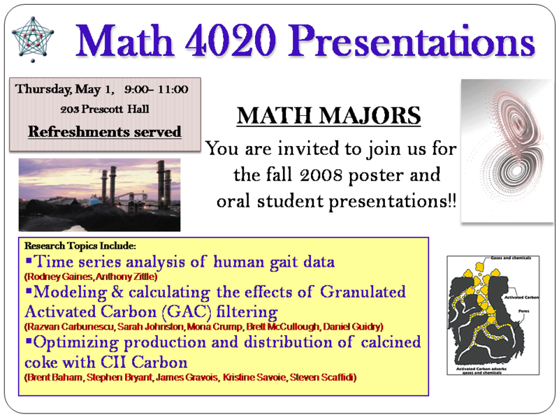 Math Clinic presentation poster