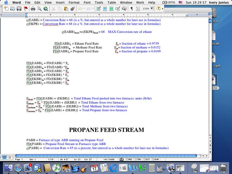 Word Screen shot