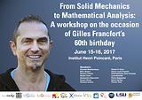 Solid Mechanics Workshop Paris 2017