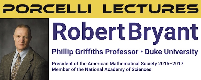 2019 Porcelli Lectures
