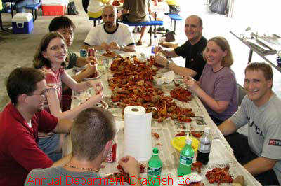 Department crawfish boil