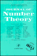 Journal of Number Theory Cover