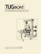 TUGboat journal cover
