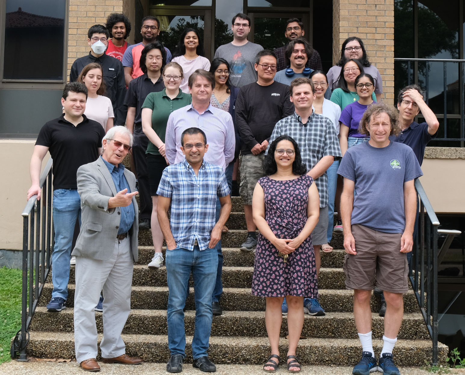 An image of the LSU Math team awarded the NSF Research Training Grant.