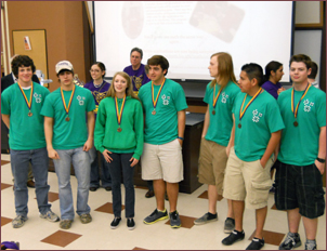 The Bronze Medal Team Central High School
