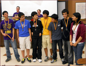 The Silver Medal Team Baton Rouge Magnet High School Team 1