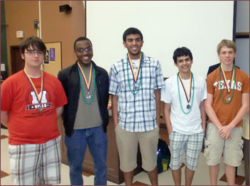 The Bronze Medal Team: Louisiana School for Math, Science and the Arts