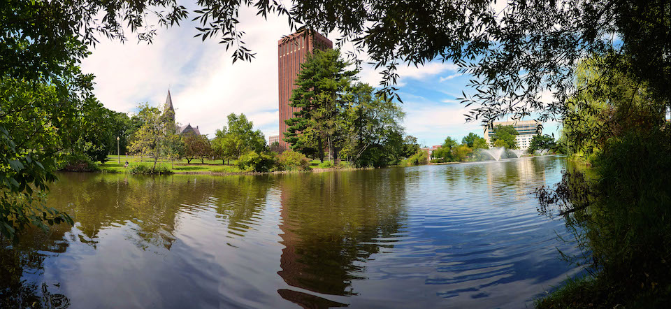 UMass Amherst campus