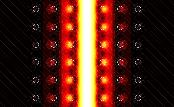 resonant electric field magnitude