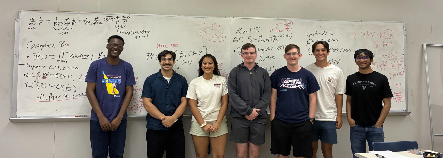 Group photo of six students