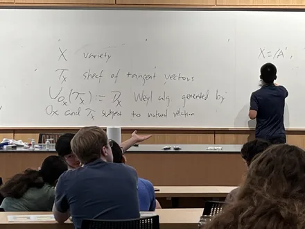 Seminar talk on Localization and Representations of Lie Algebras in Positive Characteristic